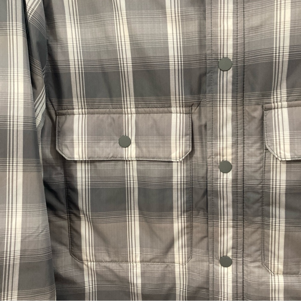 COS Gray Shirt Jacket Plaid Light  Men's size M - Picture 5 of 15